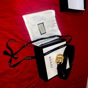 Double G designer belt